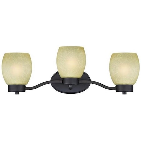 Westinghouse Westinghouse 6341500 Karah Three Light Indoor Wall Fixture; Oil Rubbed Bronze 6341500
